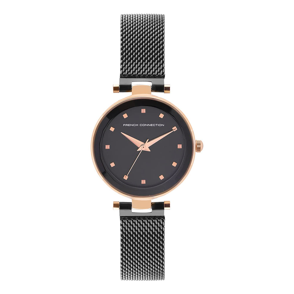 French Connection Analog Black Dial Women s Watch FCN00029E