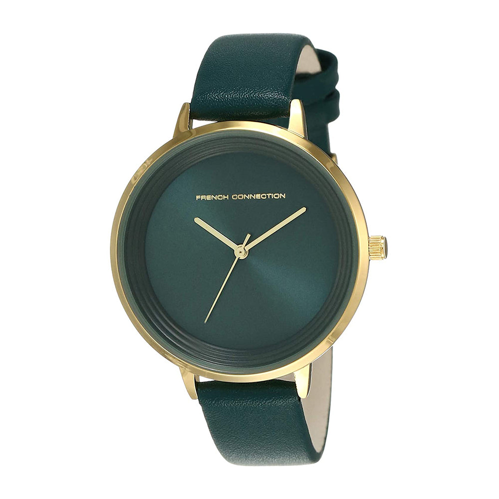 Women FCN0001C Analogue Watch with Metal Strap