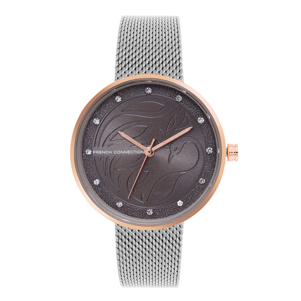 French Connection Analog Grey Dial Women s Watch FCN00038G