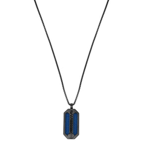 Police Black Necklace for Men - PEJGN2009202