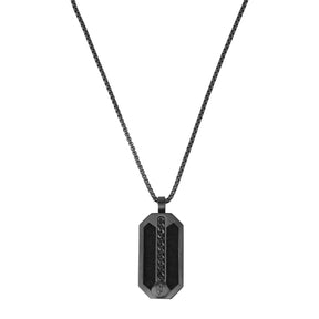 Police Black Necklace for Men - PEJGN2009202