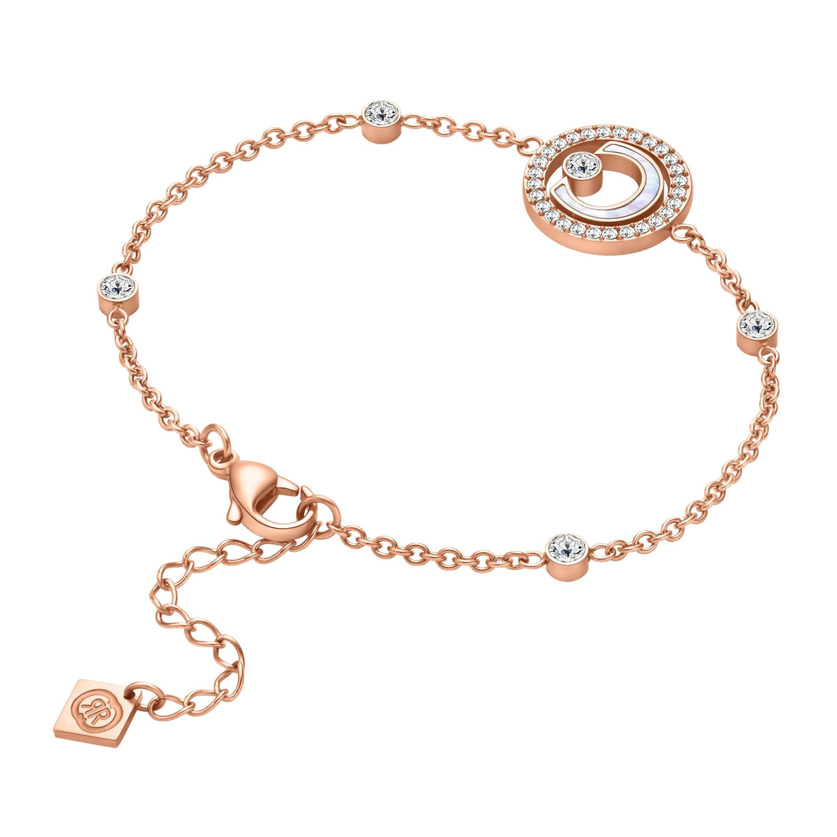 Cerruti 1881 Mop Rose Gold Marque Bracelet For Women - CIJLB0007302