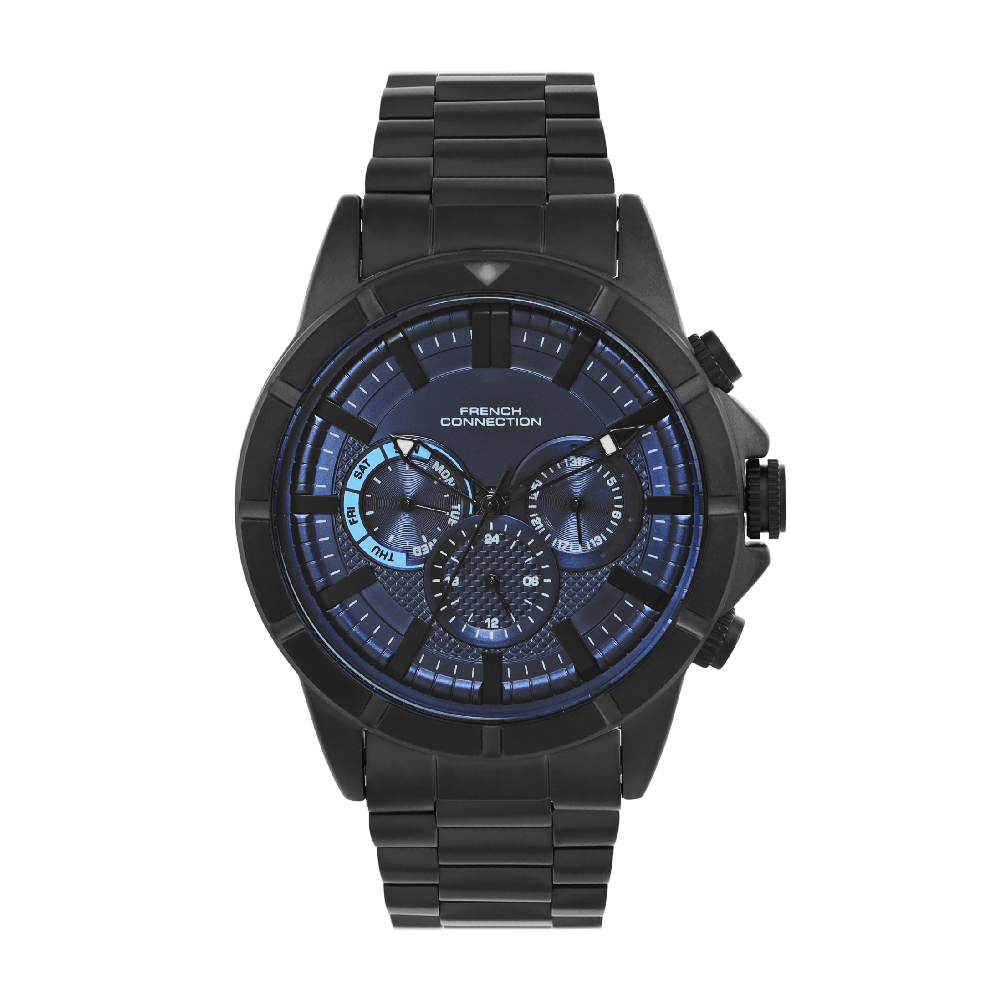 French Connection Multi function Blue Dial Men's Watch -FCH05BM