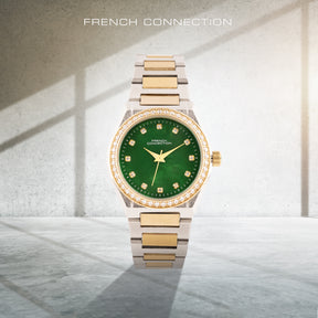 French Connection Analogue Green Mop Dial Men's Watch -FCH10TM-G