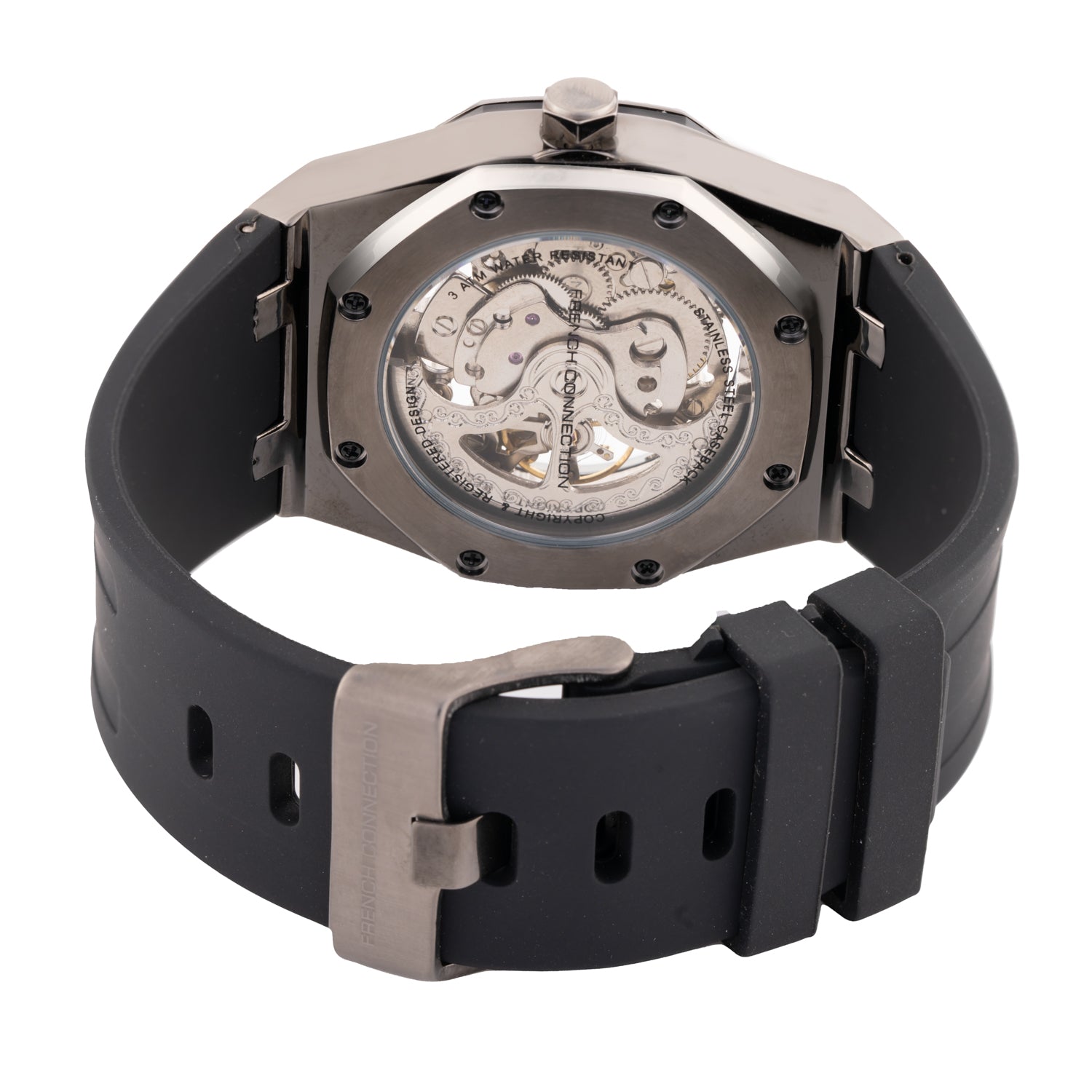 French Connection Automatic Silver Dial Men's Watch-FCK2B