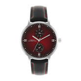 French connection Opus Maroon Round Dial Mens Mult Function Watch FCN066MBL