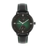 French connection Opus Green Round Dial Mens Mult Function Watch FCN066NBL