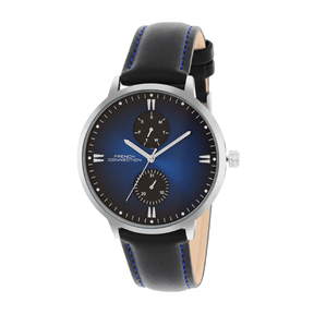 French connection Opus Blue Round Dial Mens Mult Function Watch FCN066UBL