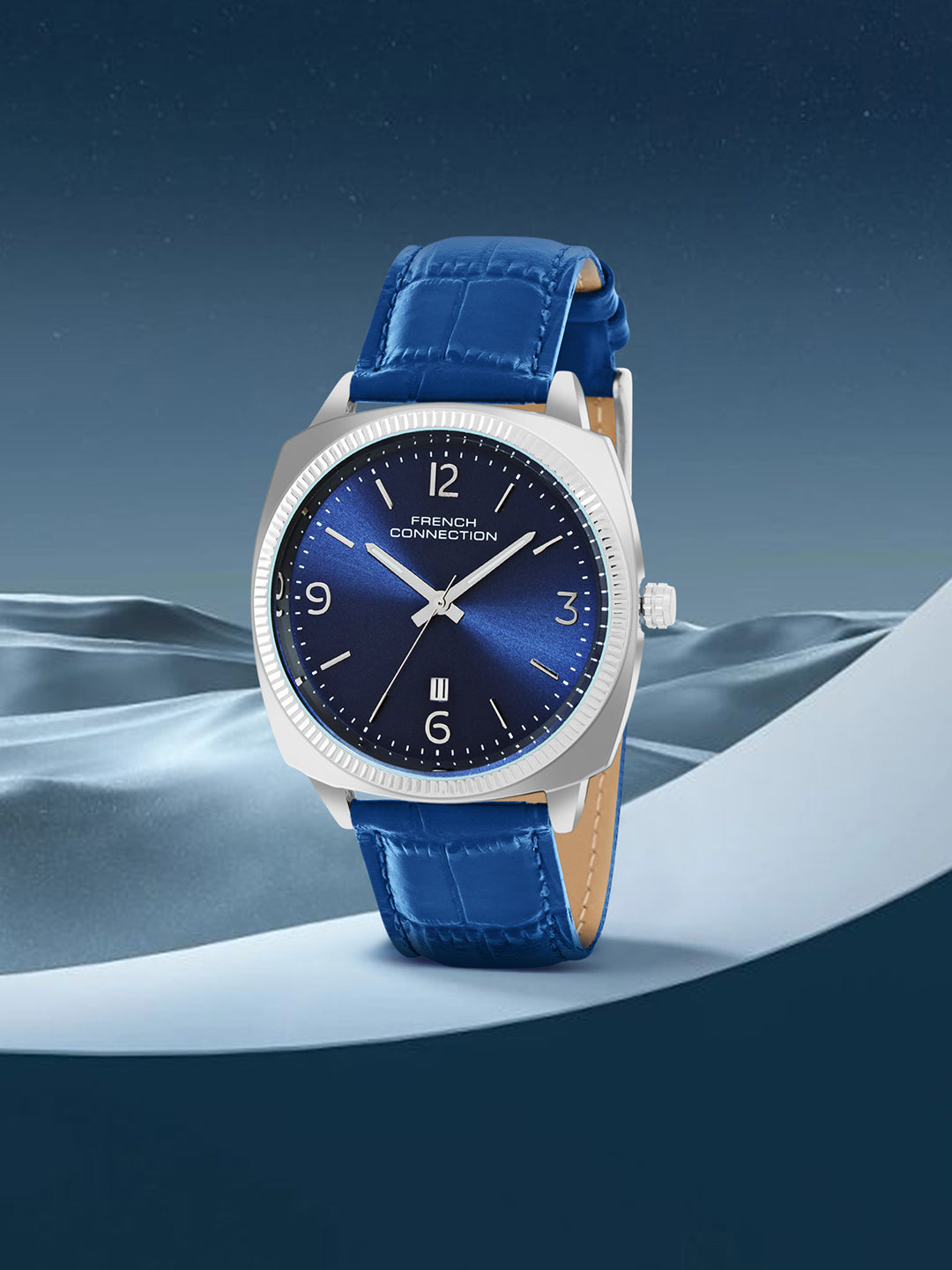 French Connection Analog Blue Dial Men's Watch-FCN084UM