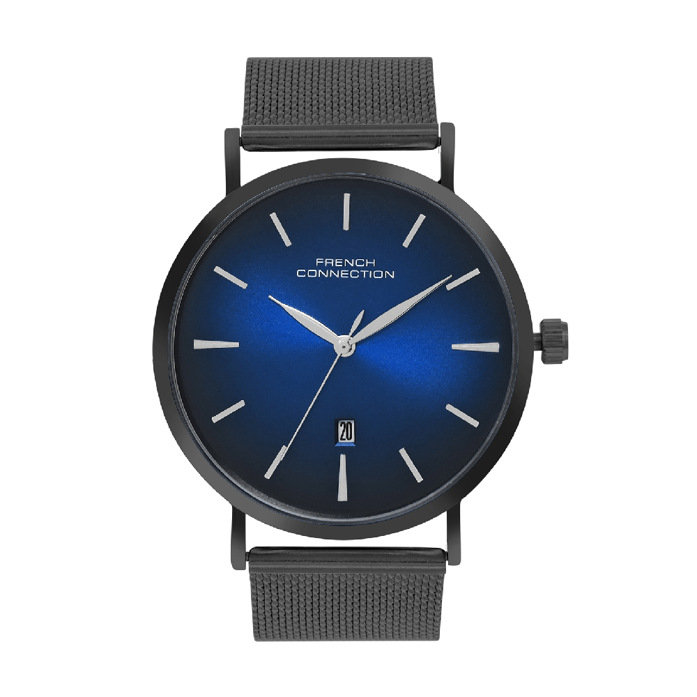 French Connection Analogue Blue Dial Men's Watch -FCN086UBM