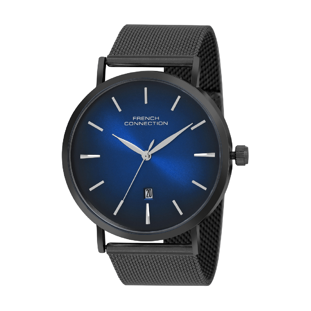 French Connection Analogue Blue Dial Men's Watch -FCN086UBM