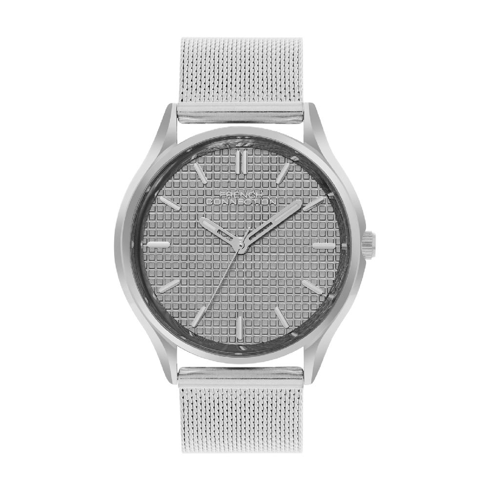 French Connection Analogue Grey Dial Men's Watch -FCN088GSM