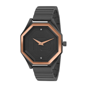 French Connection Analogue Black Dial Men's Watch -FCN090BM