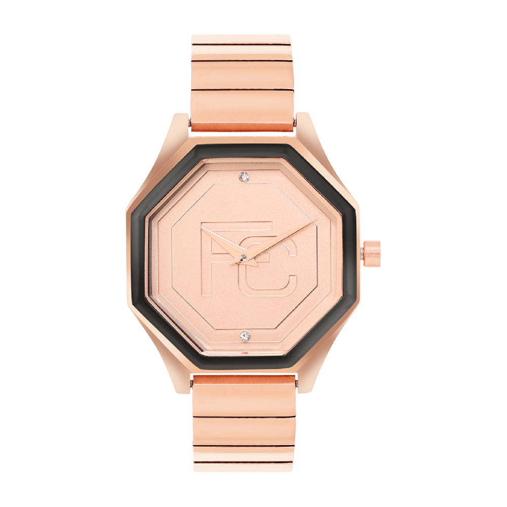 French Connection Analogue Rose Gold Dial Men's Watch -FCN090BRGM