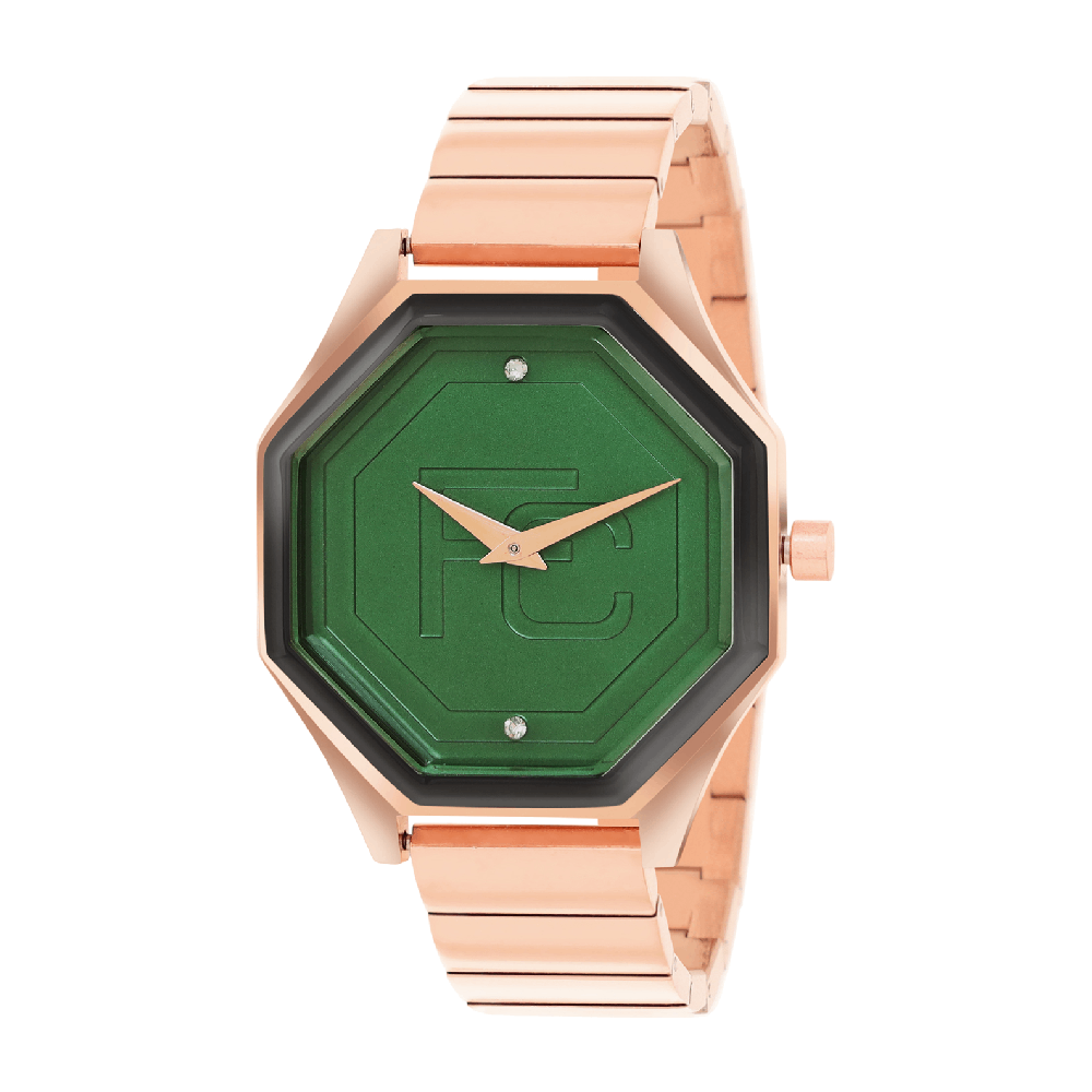 French Connection Analogue Rose Gold Dial Men's Watch -FCN090RGM