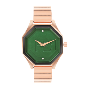 French Connection Analogue Rose Gold Dial Men's Watch -FCN090RGM