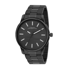 French Connection Analogue Black Dial Men's Watch -FCN091BM