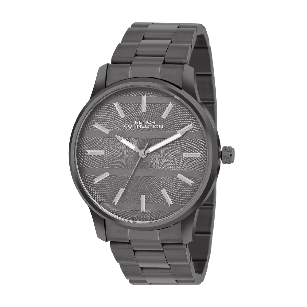 French Connection Analogue Grey Dial Men's Watch -FCN091GNM