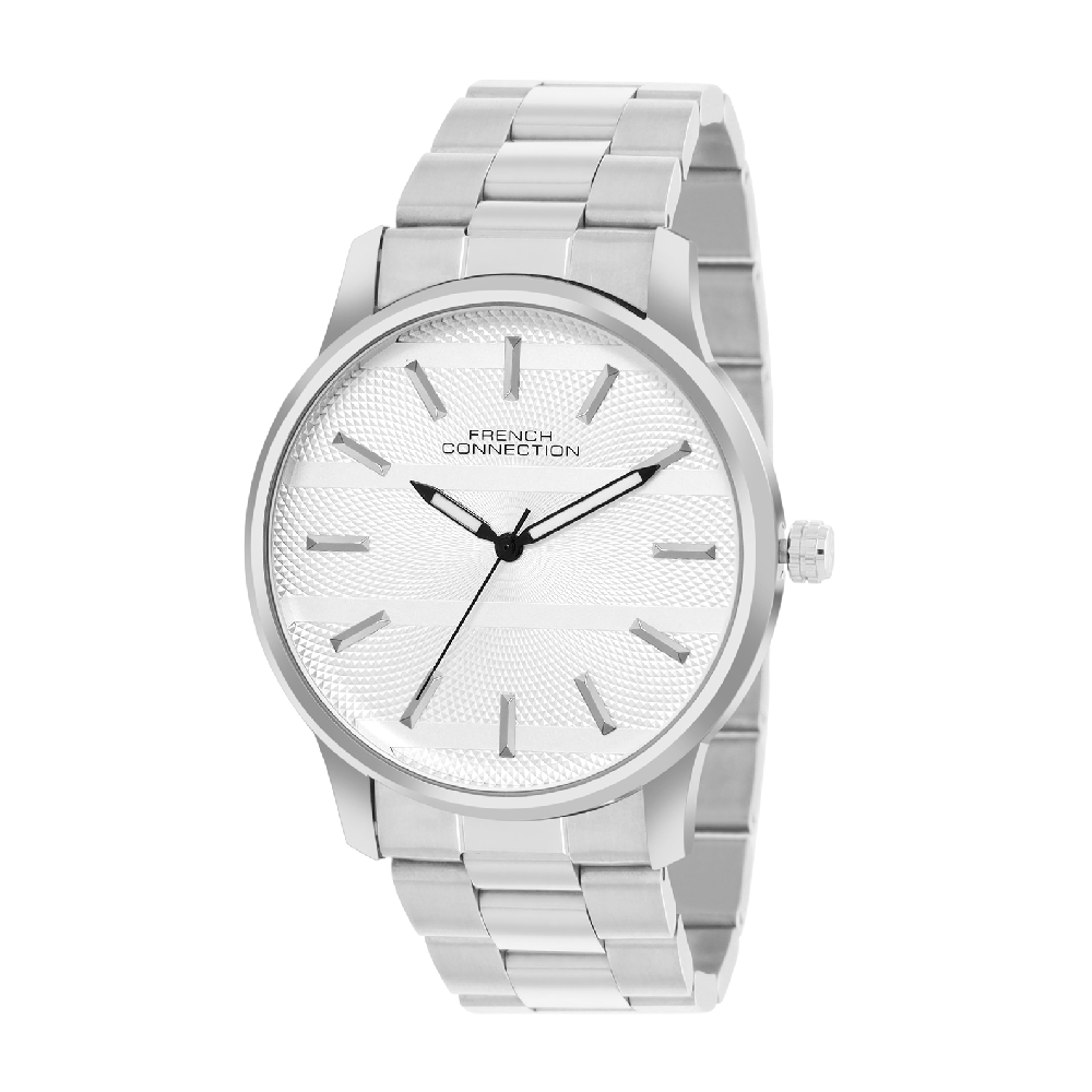 French Connection Analogue Silver Dial Men's Watch - FCN091SM