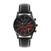 French Connection Multi - Function Maroon Dial Men's Watch -FCN093BBL