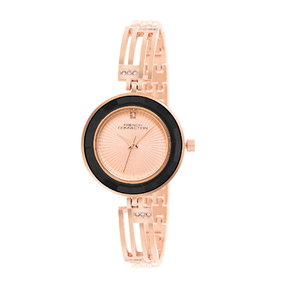 French Connection Analogue Rose Gold Dial Men's Watch -FCN094RGM