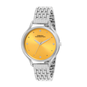 French Connection Analogue Yellow Dial Men's Watch -FCN096SM