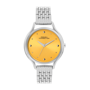 French Connection Analogue Yellow Dial Men's Watch -FCN096SM