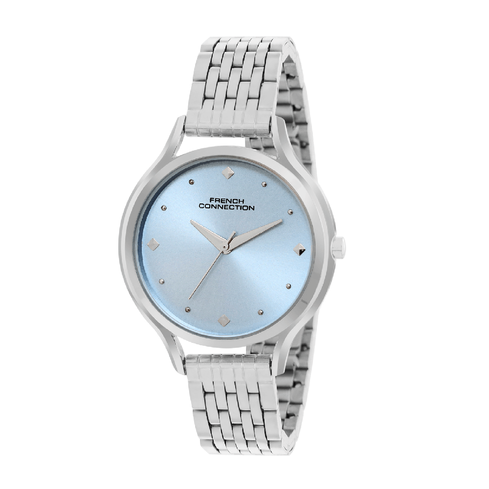 French Connection Analogue Sky Blue Dial Men's Watch -FCN096USM