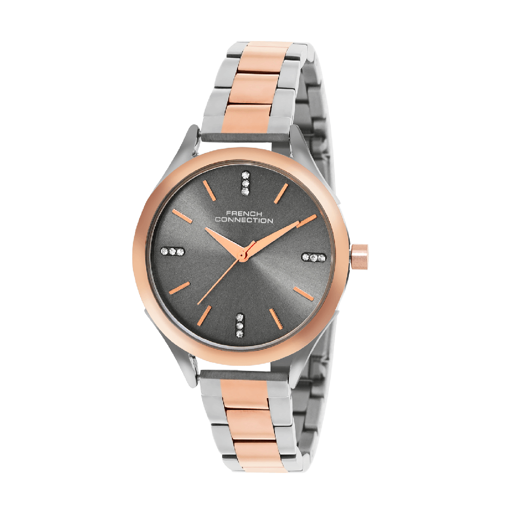 French Connection Analogue Grey Dial Men's Watch -FCN099RTM