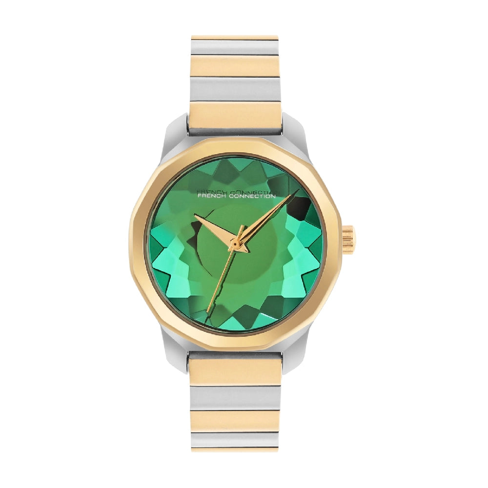 French Connection Analog Green Dial Women's Watch-FCH2TM