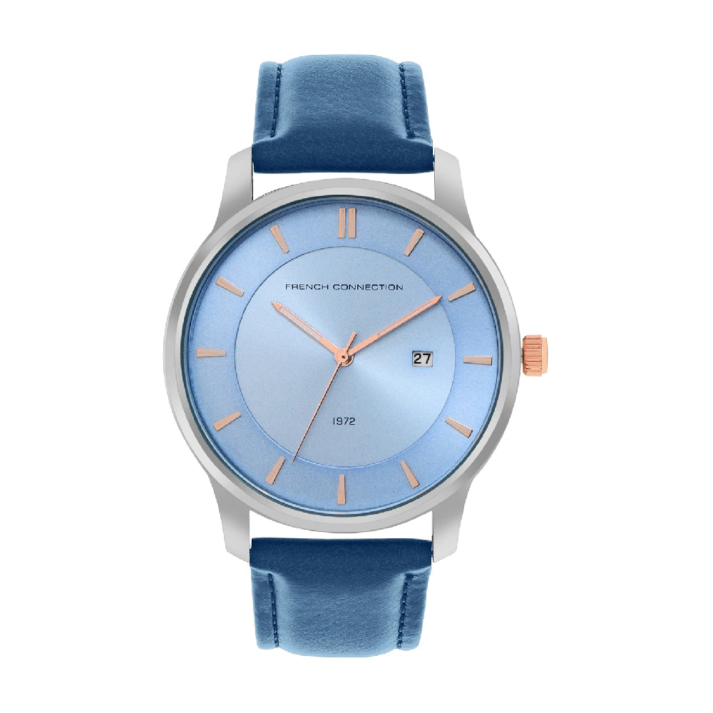 French connection Analog Blue Dial Men's Watch-FCN00090A