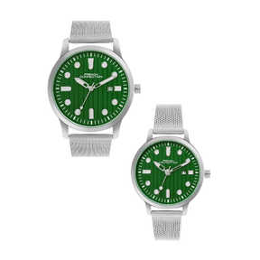 French Connection Analog Green Dial Unisex's Watch-FCN080NSM