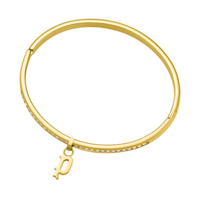 Police Hang Crystal Gold Plated Bracelet For Women - PEJLG0003401