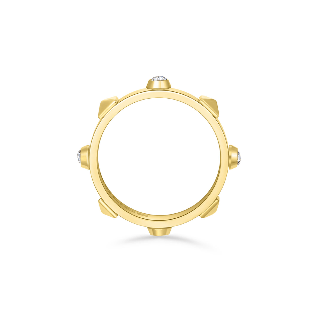 Police Women's Fizzy Gold Stainless Steel Ring - PEJLF0001604