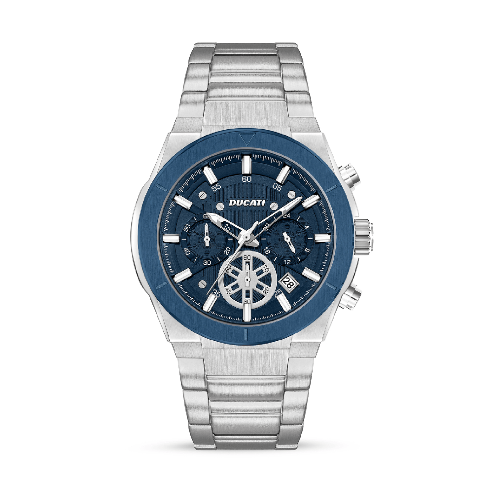 Ducati Chronograph Quartz Watch With Stainless Steel Bracelet