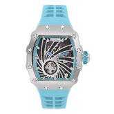 French connection Quadra Rex Blue Tonneau Mens Automatic Watch FCA08U