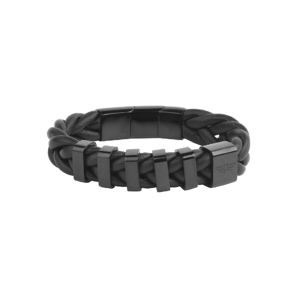 Police Black Bracelet for Men - PEAGB2211527