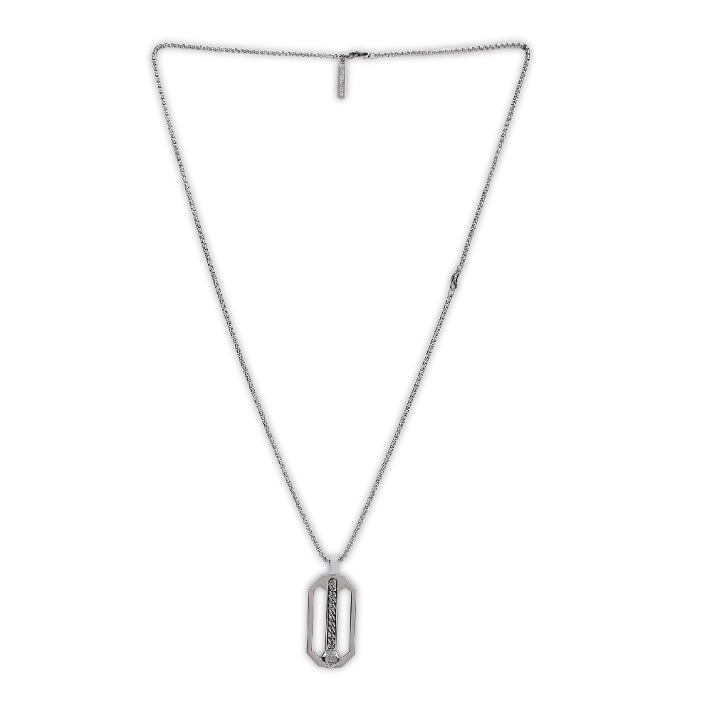 Police Silver Necklace for Men - PEJGN2009201