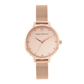 French Connection Analog Rose Gold Dial Women's Watch-FCN00018A